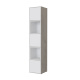 SMARTBett Shelf + 3 doors and 2 cubes in different colors - Shelf Concrete + 3 Doors and 2 Cubes White