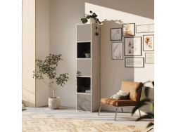 SMARTBett Shelf + 3 doors and 2 cubes in different colors - Shelf Concrete + 3 Doors and 2 Cubes Anthracite