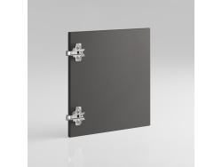 SMARTBett Shelf + 3 doors and 2 cubes in different colors - Shelf Concrete + 3 Doors and 2 Cubes Anthracite