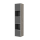 SMARTBett Shelf + 3 doors and 2 cubes in different colors - Shelf Concrete + 3 Doors and 2 Cubes Anthracite