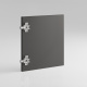 SMARTBett Shelf + 3 doors and 2 cubes in different colors - Shelf Concrete + 3 Doors and 2 Cubes Anthracite