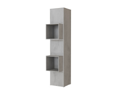 SMARTBett Regal + 3 Türen und 2 Würfel in verschiedenen Farben Regal Beton + 3 Türen und 2 Würfel Beton