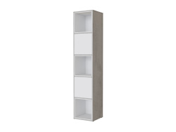 SMARTBett Regal + 2 Türen und 3 Würfel in verschiedenen Farben Regal Beton + 2 Türen und 3 Würfel Weiss