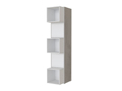 SMARTBett Regal + 2 Türen und 3 Würfel in verschiedenen Farben Regal Beton + 2 Türen und 3 Würfel Weiss