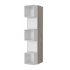 SMARTBett Regal + 2 Türen und 3 Würfel in verschiedenen Farben Regal Beton + 2 Türen und 3 Würfel Weiss