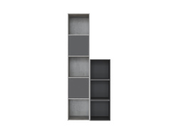 SMARTBett Regal + 2 Türen und 3 Würfel in verschiedenen Farben Regal Beton + 2 Türen und 3 Würfel Anthrazit