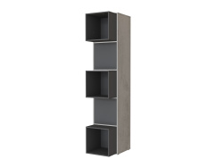 SMARTBett Regal + 2 Türen und 3 Würfel in verschiedenen Farben Regal Beton + 2 Türen und 3 Würfel Anthrazit