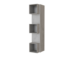 SMARTBett Regal + 2 Türen und 3 Würfel in verschiedenen Farben Regal Beton + 2 Türen und 3 Würfel Beton