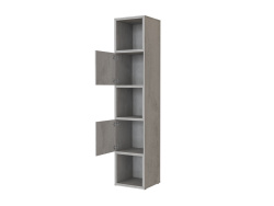 SMARTBett Regal + 2 Türen und 3 Würfel in verschiedenen Farben Regal Beton + 2 Türen und 3 Würfel Beton