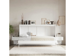 SMARTBett Set 100 fold-away bed Horizontal CLASSIC with 2 bedside tables