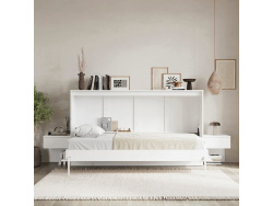 SMARTBett Set 100 fold-away bed Horizontal CLASSIC with 2 bedside tables