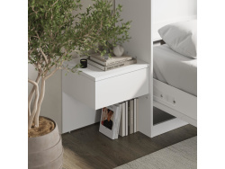 SMARTBett Set 100 fold-away bed Horizontal CLASSIC with 2 bedside tables