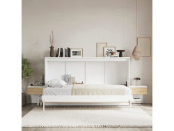 SMARTBett Set 100 fold-away bed Horizontal CLASSIC with 2 bedside tables
