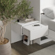 SMARTBett Set 100 fold-away bed Horizontal CLASSIC with 2 bedside tables
