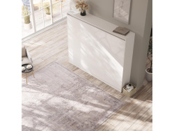 SMARTBett Schrankbett Classic 160x200cm Horizontal Weiss mit Weiss Hochglanzfront