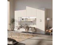 SMARTBett Hängeschrank zu 90 & 120 Schrankbetten Horizontal Standard Weiss Weiss