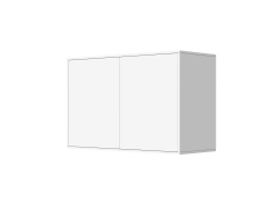 SMARTBett Hängeschrank zu 90 & 120 Schrankbetten Horizontal Standard Weiss Weiss