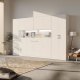 SMARTBett Hängeschrank zu 90 & 120 Schrankbetten Horizontal Standard Weiss Weiss