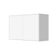 SMARTBett Hängeschrank zu 90 & 120 Schrankbetten Horizontal Standard Weiss Weiss