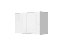 SMARTBett Wall Cupboard for 90 & 120 Wall Bed Horizontal Standard White White high gloss