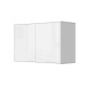 SMARTBett Wall Cupboard for 90 & 120 Wall Bed Horizontal Standard White White high gloss