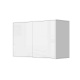 SMARTBett Wall Cupboard for 90 & 120 Wall Bed Horizontal Standard White White high gloss
