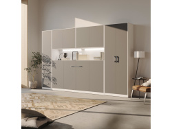 SMARTBett Wall Cupboard for 90 & 120 Wall Bed Horizontal Standard White Anthracite