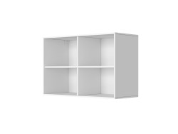 SMARTBett Wall Cupboard for 90 & 120 Wall Bed Horizontal Standard White Anthracite