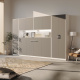 SMARTBett Wall Cupboard for 90 & 120 Wall Bed Horizontal Standard White Anthracite