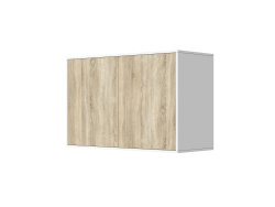 SMARTBett Wall Cupboard for 90 & 120 Wall Bed Horizontal Standard White Oak Sonoma