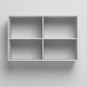 SMARTBett Wall Cupboard for 90 & 120 Wall Bed Horizontal Standard White Oak Sonoma