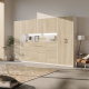 SMARTBett Wall Cupboard for 90 & 120 Wall Bed Horizontal Standard White Oak Sonoma