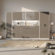 SMARTBett Hängeschrank zu 90 & 120 Schrankbetten Horizontal Standard Weiss Anthrazit Hochglanz