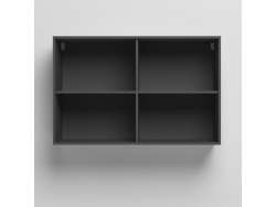 SMARTBett Wall Cupboard for 90 & 120 Wall Bed Horizontal Standard Anthracite White