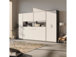 SMARTBett Wall Cupboard for 90 & 120 Wall Bed Horizontal Standard Anthracite White