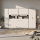 SMARTBett Wall Cupboard for 90 & 120 Wall Bed Horizontal Standard Anthracite White