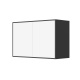 SMARTBett Wall Cupboard for 90 & 120 Wall Bed Horizontal Standard Anthracite White