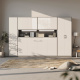 SMARTBett Hängeschrank zu 90 & 120 Schrankbetten Horizontal Standard Anthrazit Weiss Hochglanz