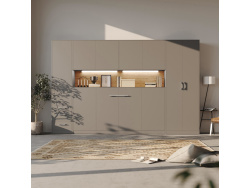 SMARTBett Hängeschrank zu 90 & 120 Schrankbetten Horizontal Standard Anthrazit Anthrazit