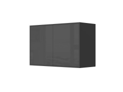 SMARTBett Wall Cupboard for 90 & 120 Wall Bed Horizontal Standard Anthracite Anthracite high gloss