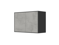 SMARTBett Wall Cupboard for 90 & 120 Wall Bed Horizontal Standard Anthracite Concrete