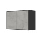 SMARTBett Wall Cupboard for 90 & 120 Wall Bed Horizontal Standard Anthracite Concrete