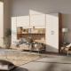 SMARTBett Wall Cupboard for 90 & 120 Wall Bed Horizontal Standard Wild Oak White