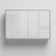 Smart bed wall cabinet for 90-, 120-, 140 wall beds horizontally standard