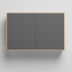 SMARTBett Hängeschrank zu 90 & 120 Schrankbetten Horizontal Standard Wildeiche Anthrazit