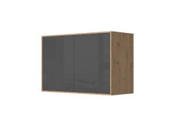 SMARTBett Wall Cupboard for 90 & 120 Wall Bed Horizontal Standard Wild Oak Anthracite high gloss