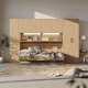 SMARTBett Hängeschrank zu 90 & 120 Schrankbetten Horizontal Standard Wildeiche Wildeiche