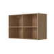 SMARTBett Hängeschrank zu 90 & 120 Schrankbetten Horizontal Standard Wildeiche Wildeiche