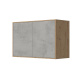 SMARTBett Hängeschrank zu 90 & 120 Schrankbetten Horizontal Standard Wildeiche Beton