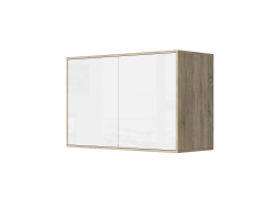 SMARTBett Hängeschrank zu 90 & 120 Schrankbetten Horizontal Standard Eiche Sonoma Weiss Hochglanz